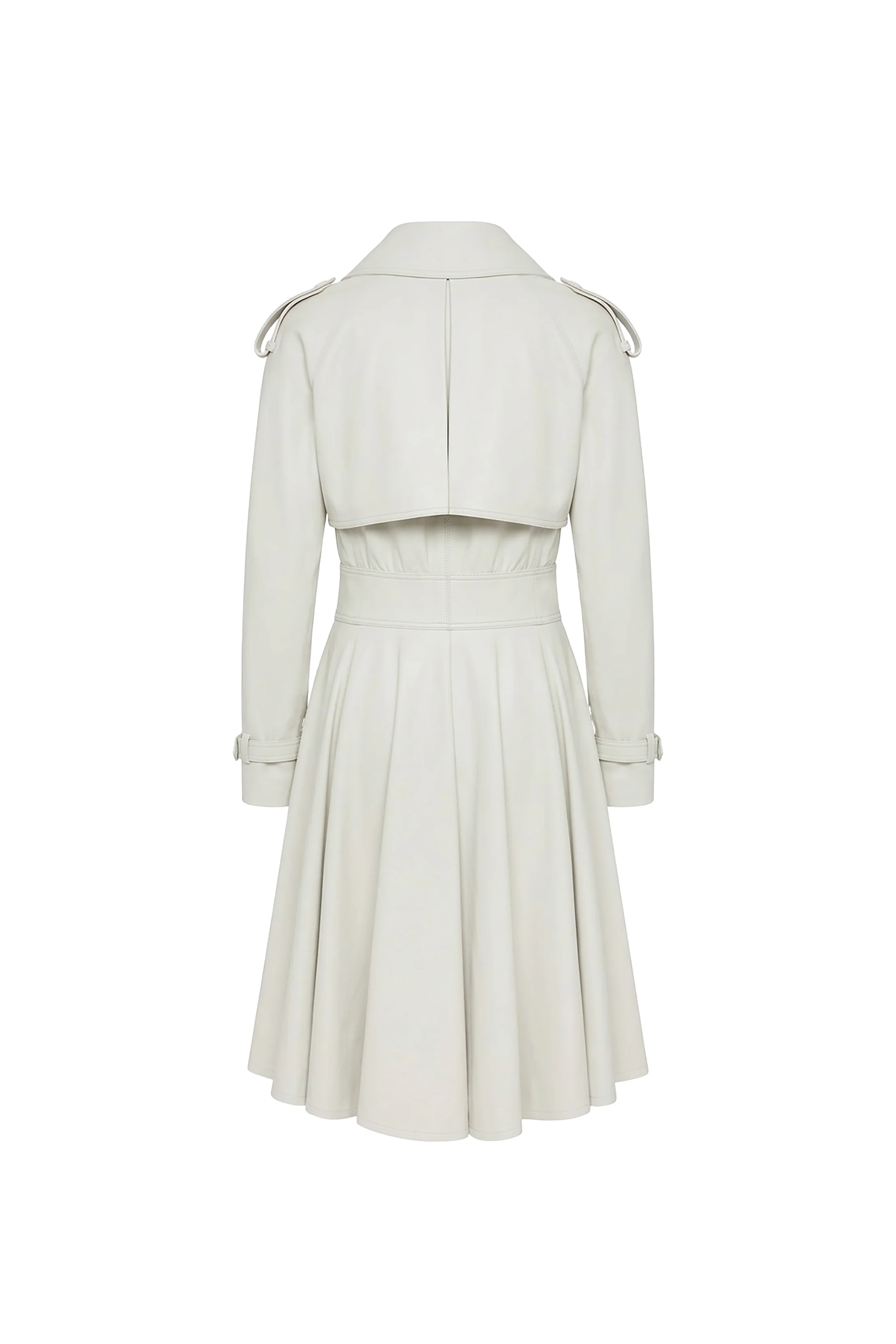 Alessia Nappa Belted Trench Dress - Image 3