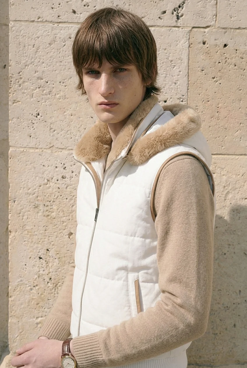 Alessio Rex Trim Technical Vest - Image 3