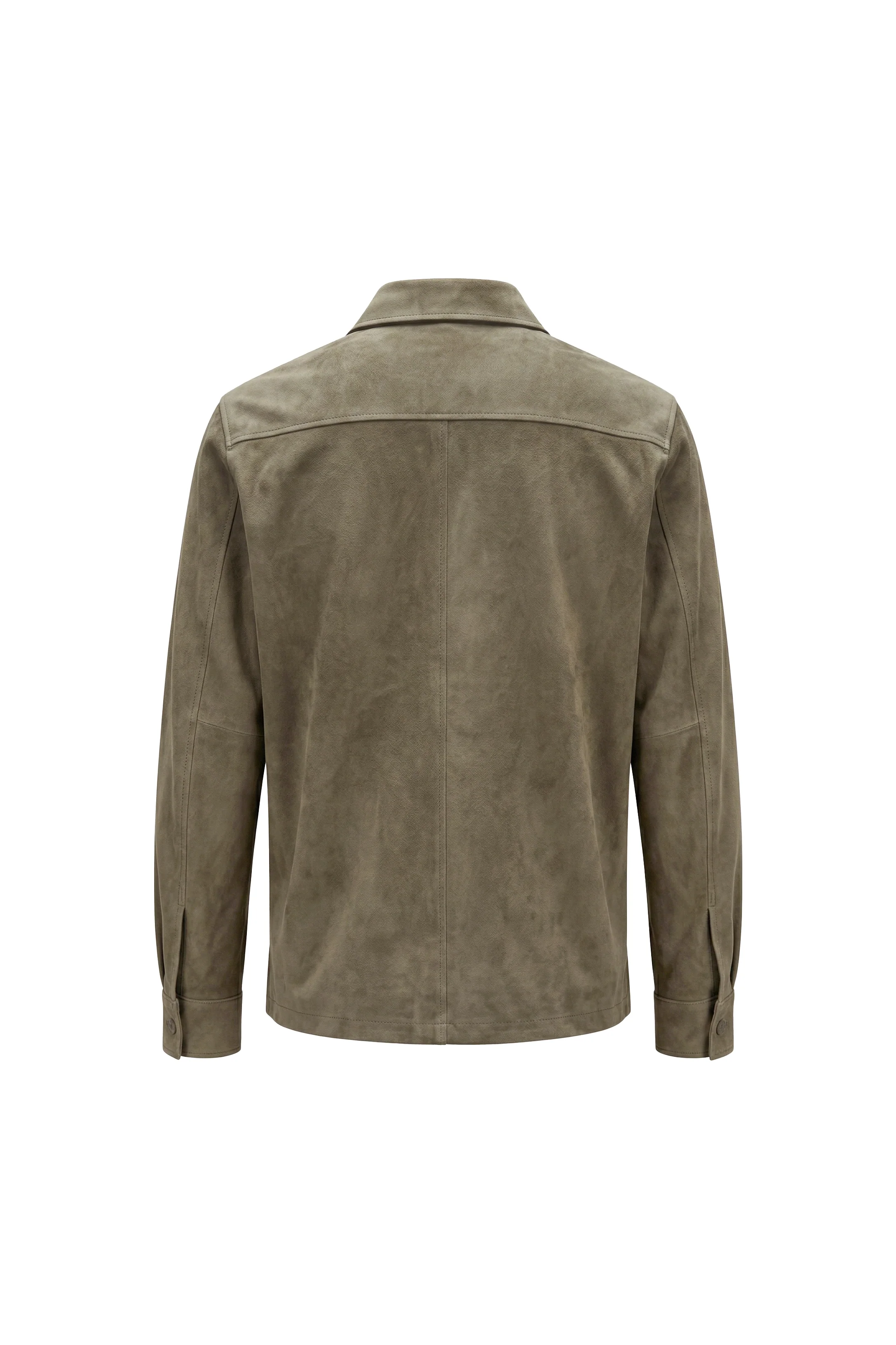 Alessio Suede Field Shirt Jacket - Image 4