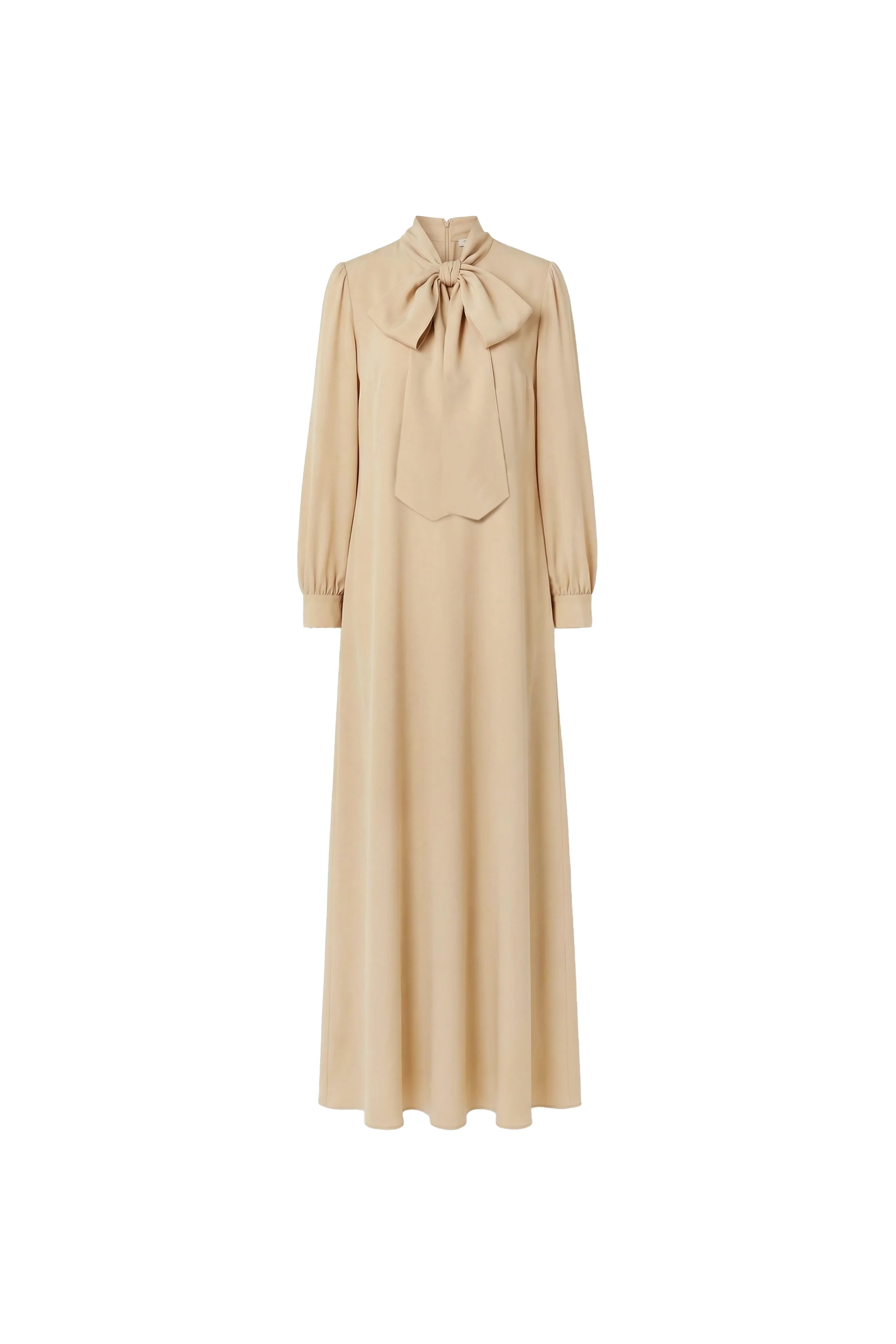 Aurielle Bow-Tie Crepe Dress - Image 3