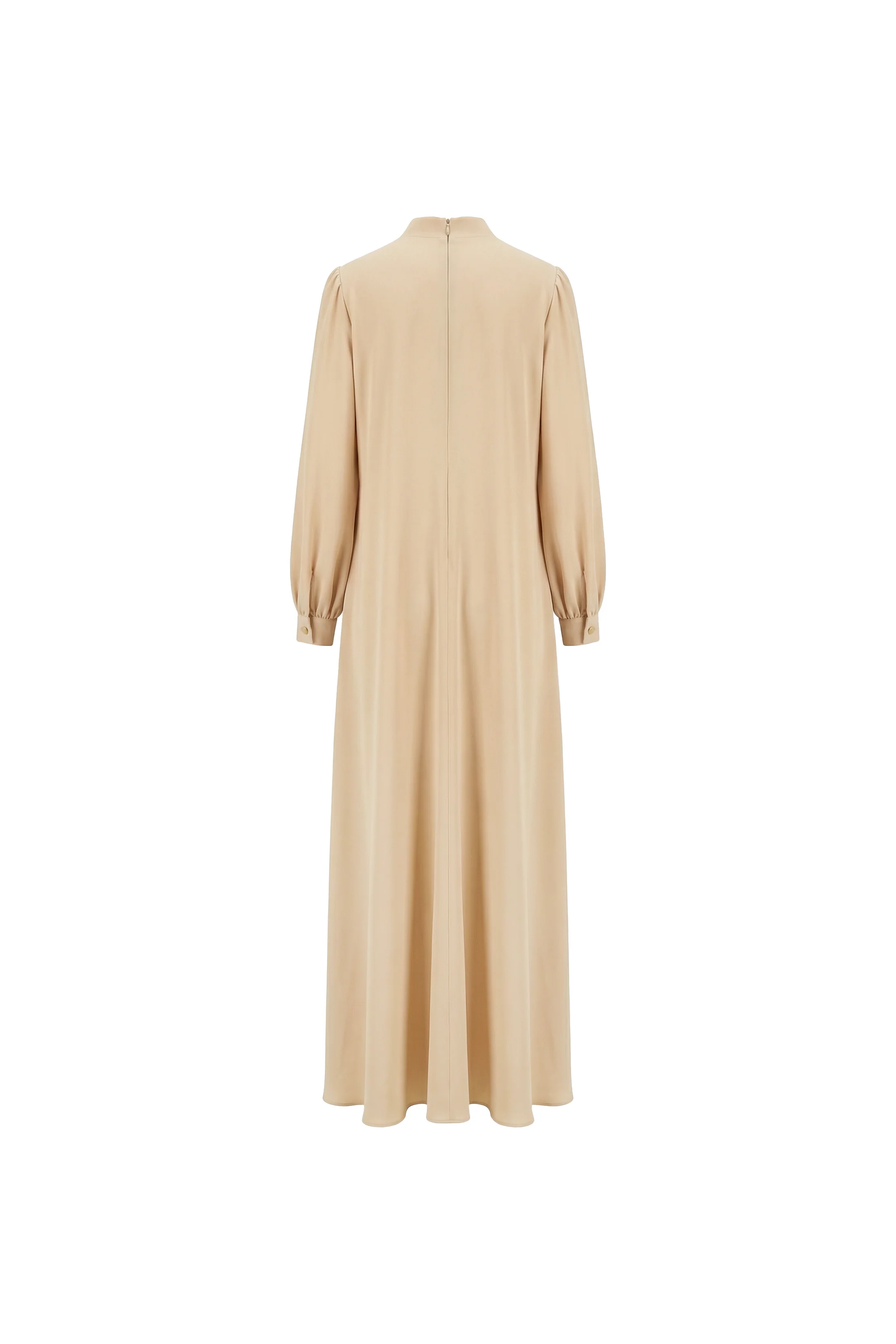 Aurielle Bow-Tie Crepe Dress - Image 5