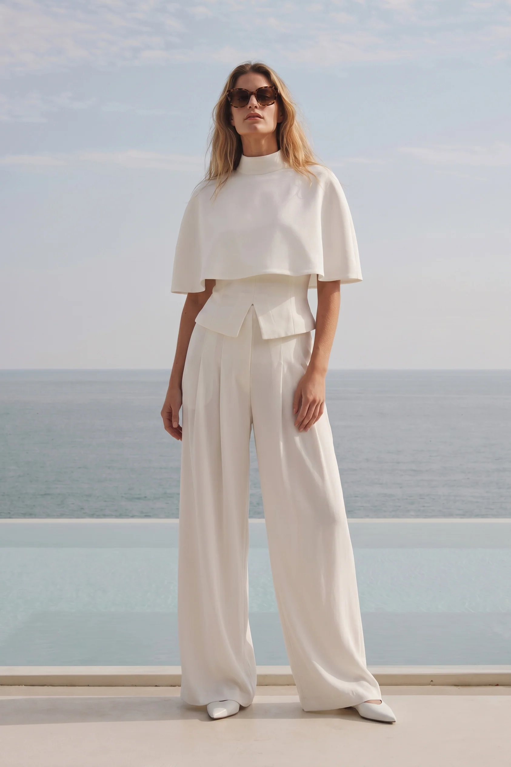 Avelisse Cape Blouse - Image 2