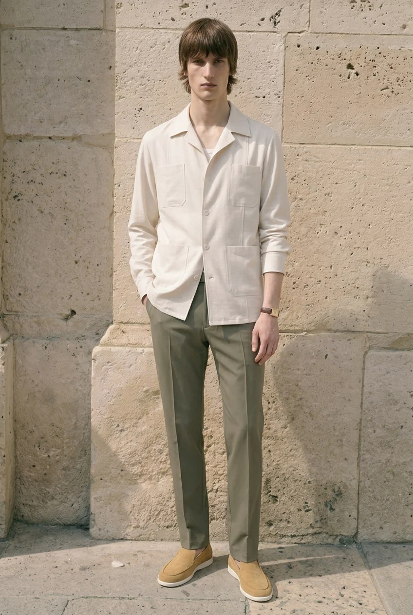 Avorio Orizzonte Utility Shirt - Image 2
