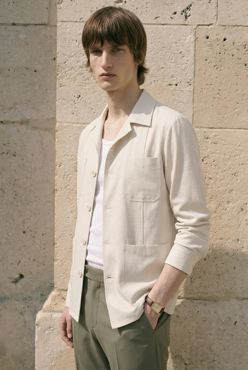 Avorio Orizzonte Utility Shirt - Image 3