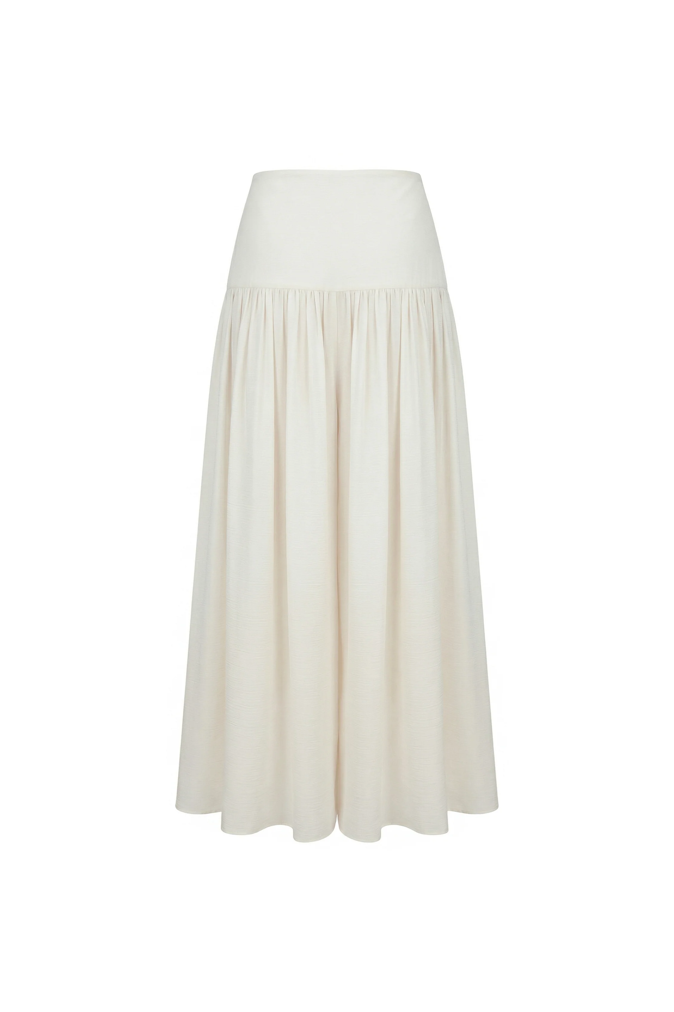 Avorio Seta Fluid Chiffon Skirt - Image 3