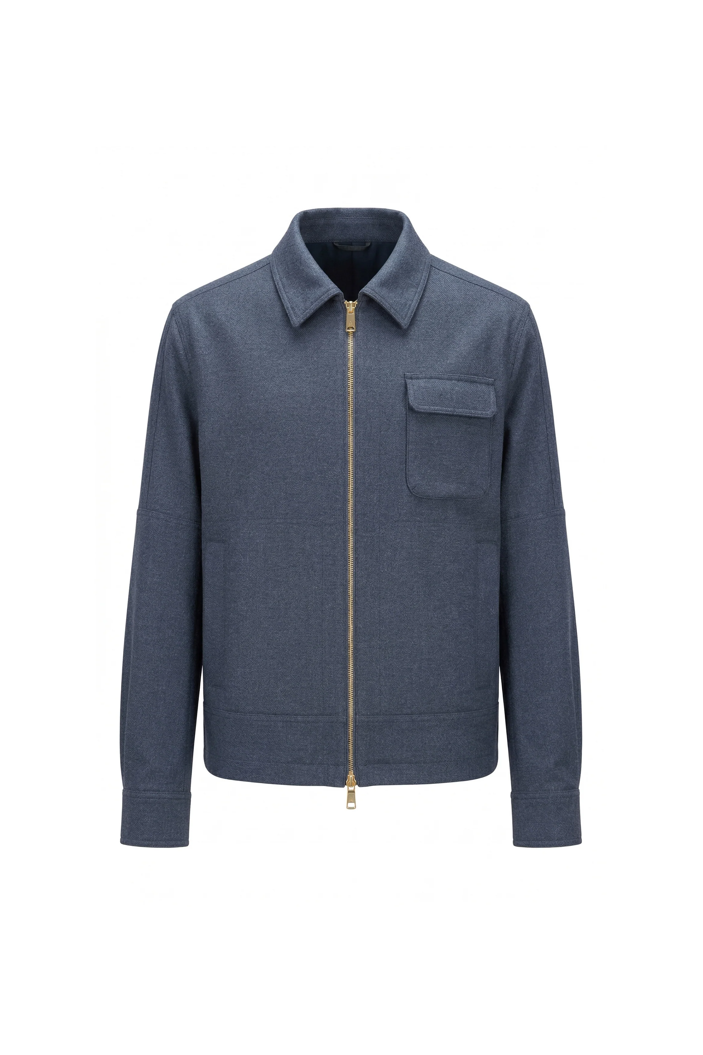Azzuro Calmo Zip Blouson