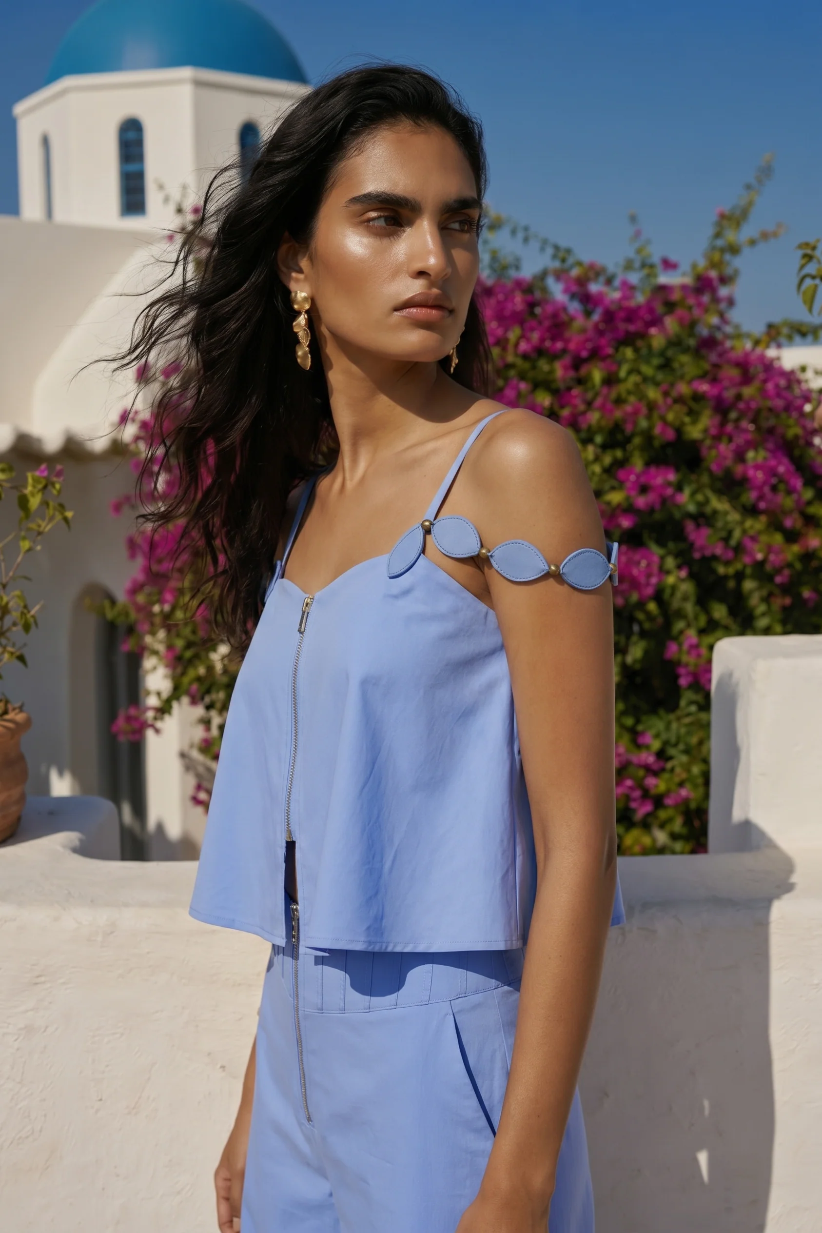 Azzurra Petalo Fluid Top - Image 2