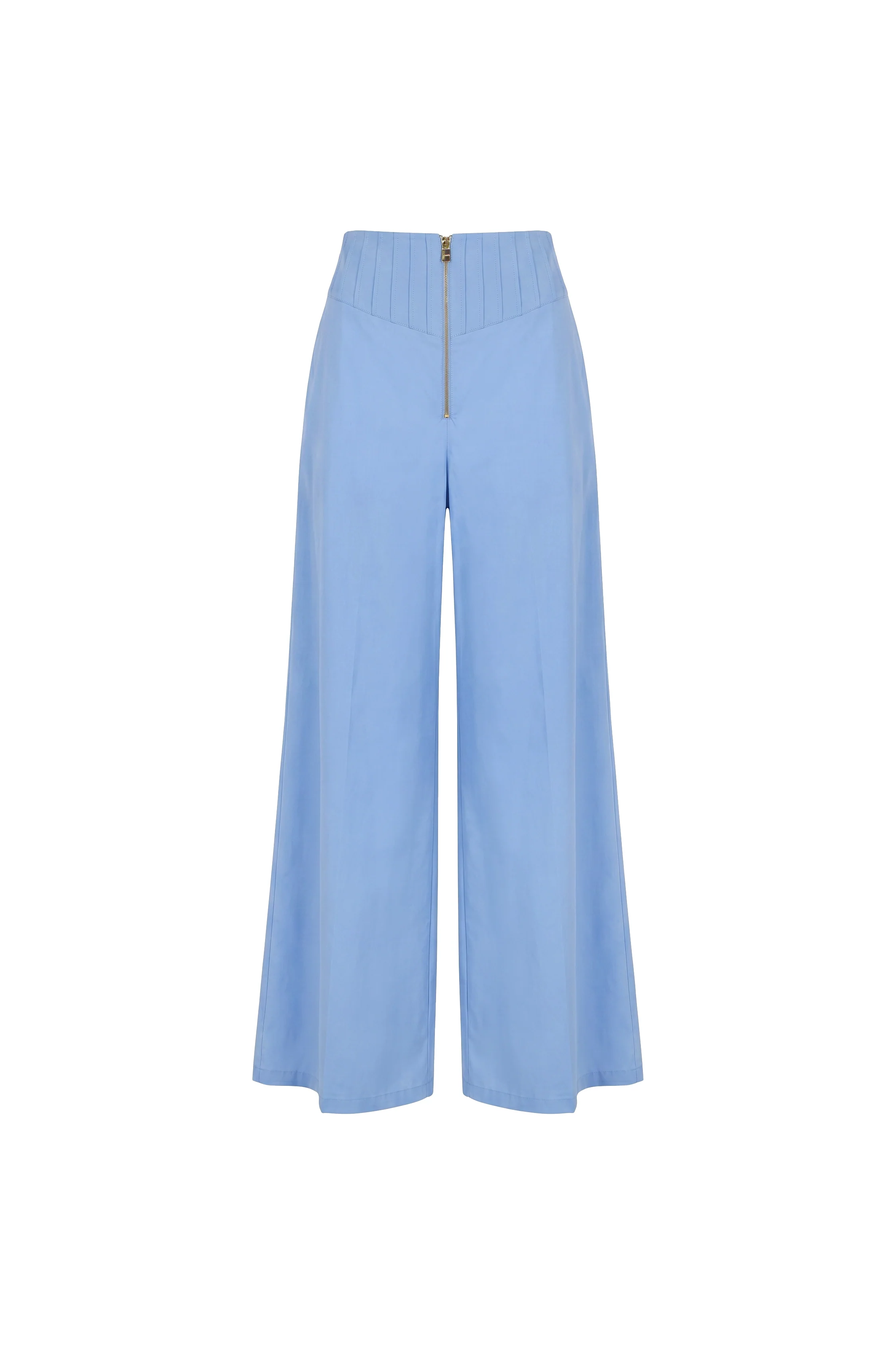Azzurra Petalo Wide-Leg Trousers