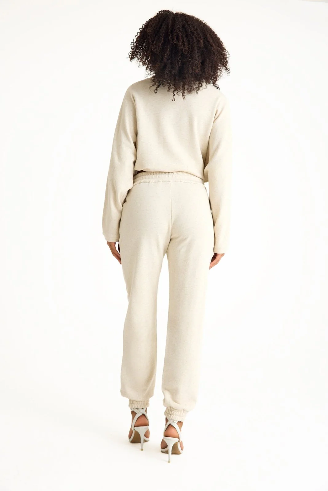 Beige Women's Lounge Pant - Image 5