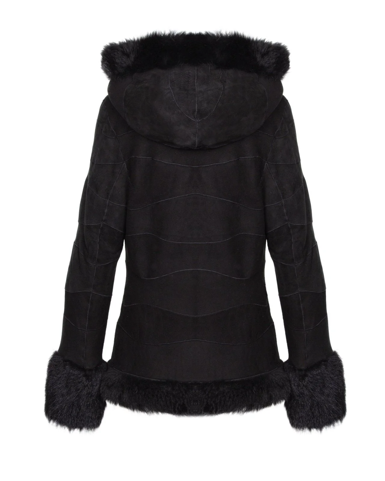 Black Leather Coat - Image 2