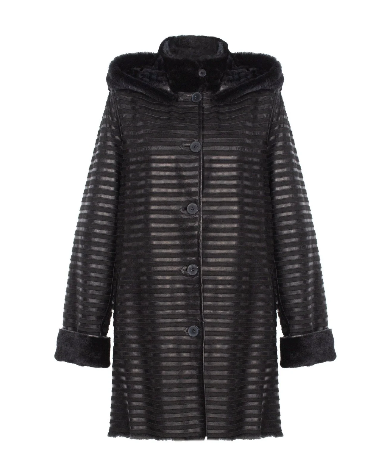 Black Leather Coat