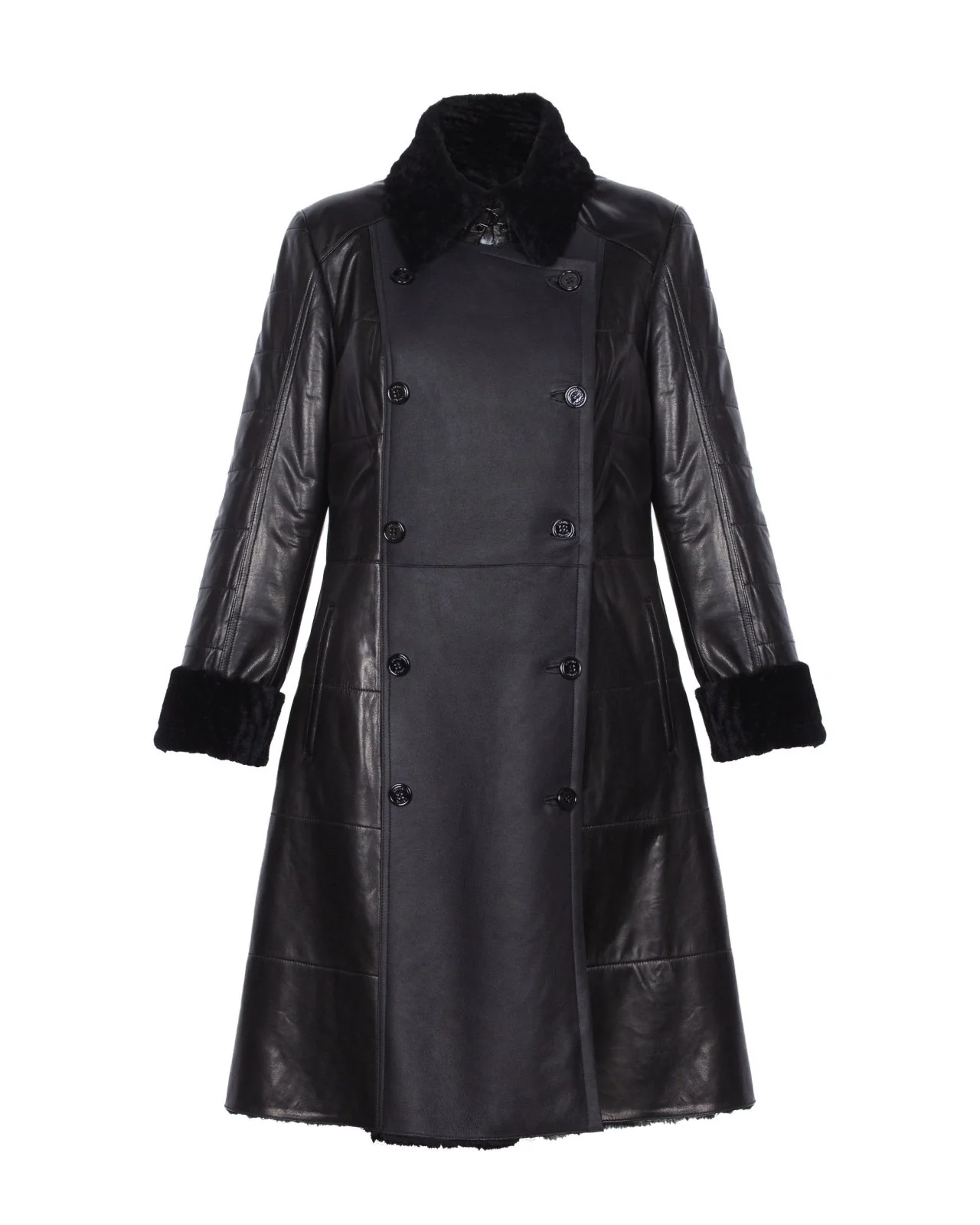 Black Leather Coat