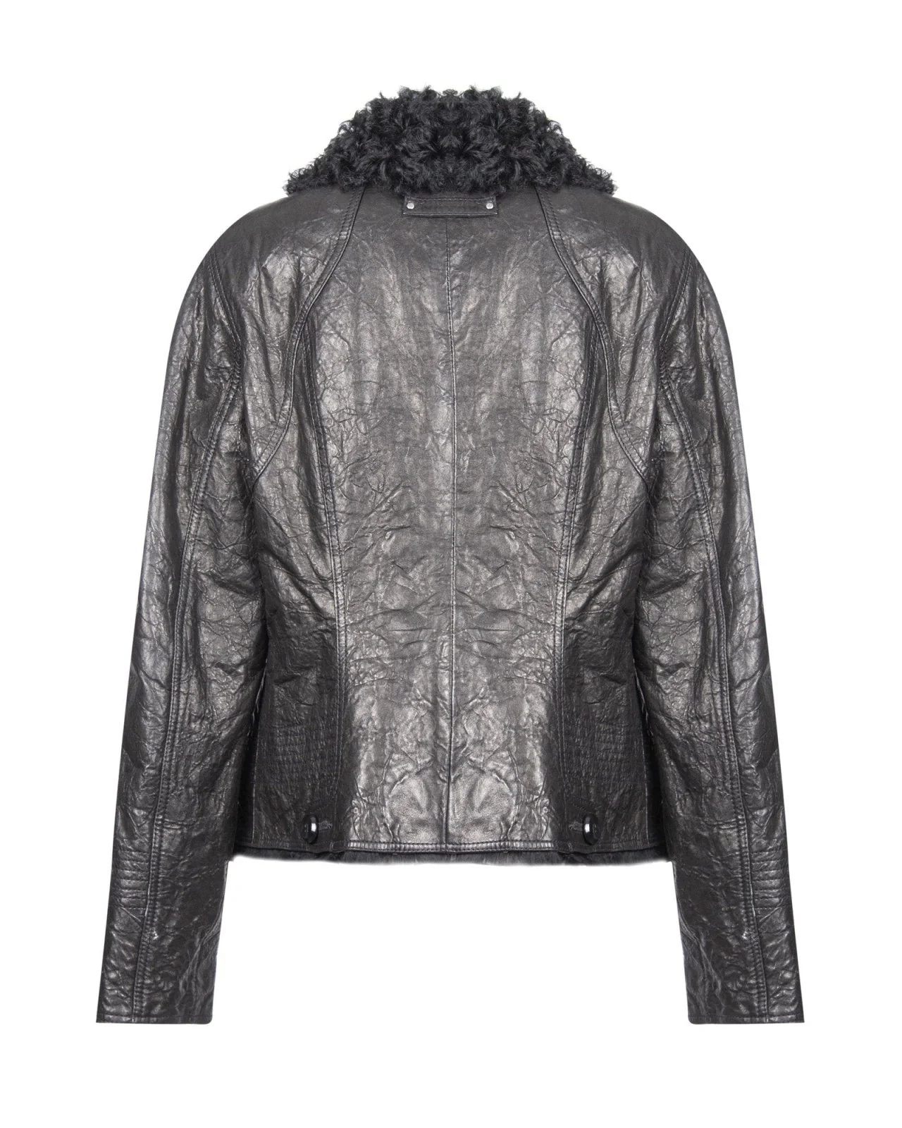 Black Leather Jacket - Image 2