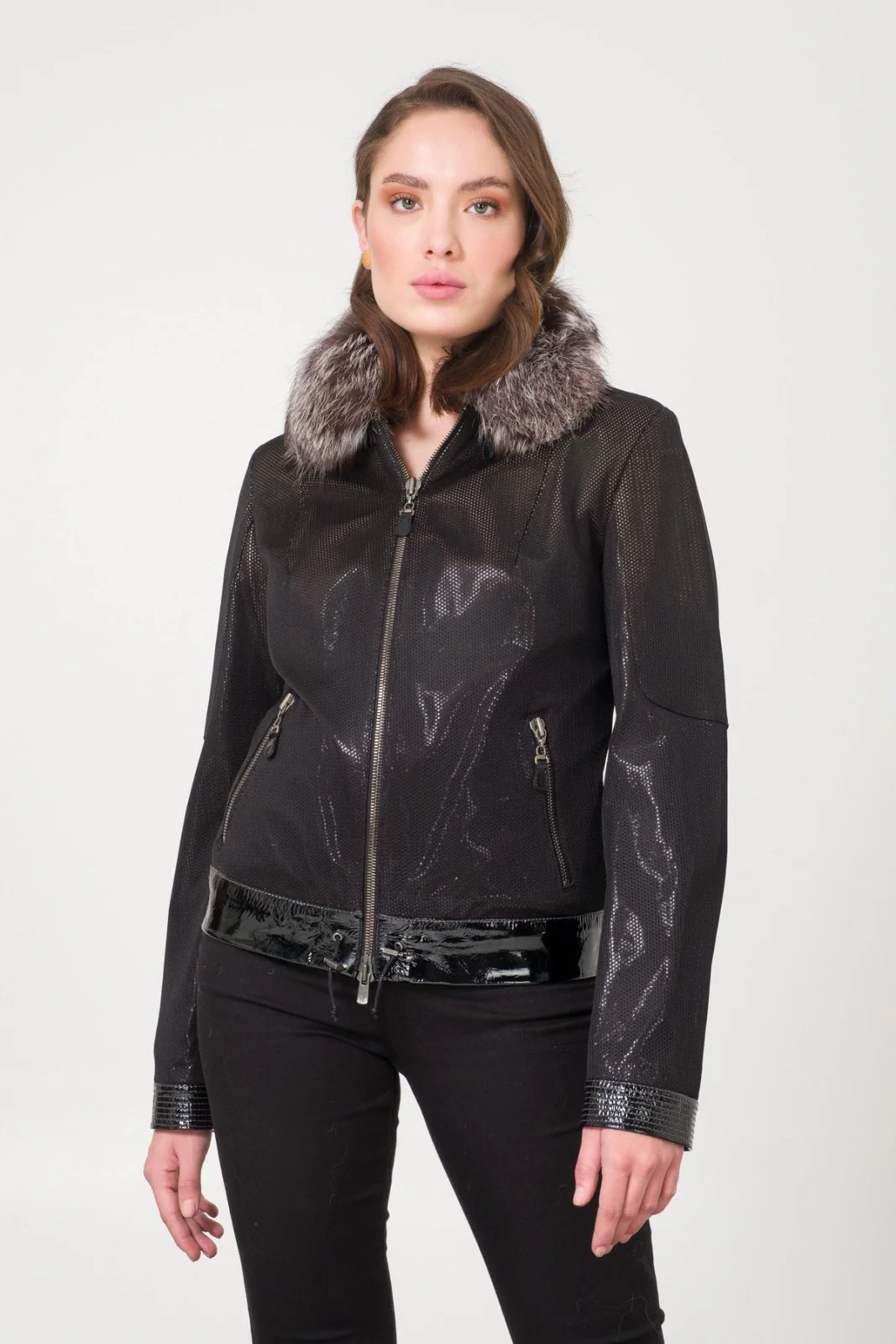 Black Leather Jacket - Image 3