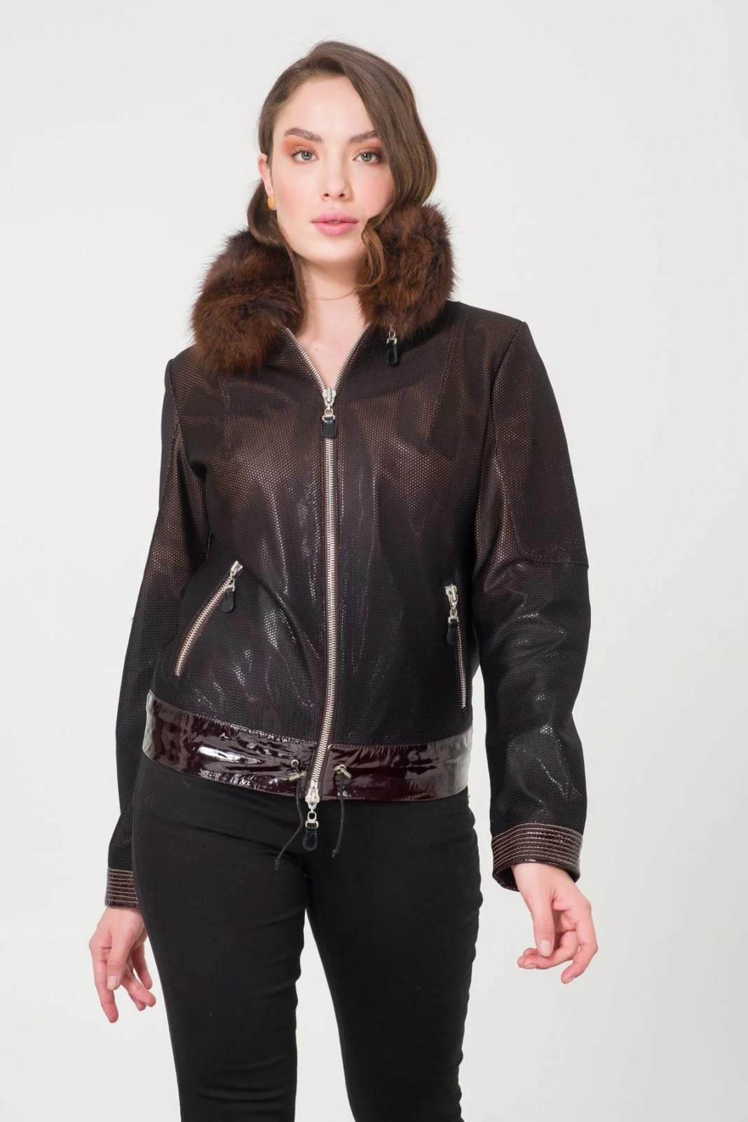 Black Leather Jacket - Image 3