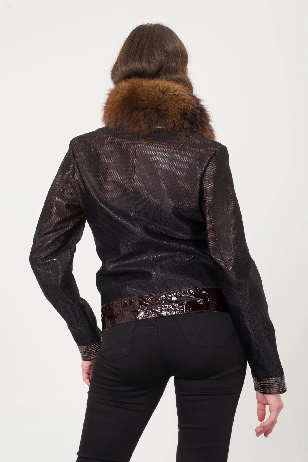 Black Leather Jacket - Image 5
