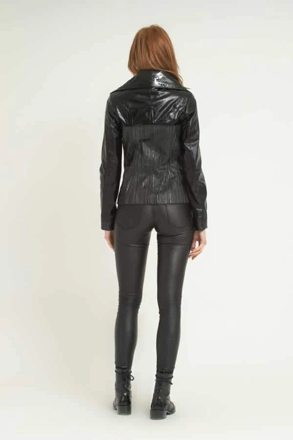 Black Leather Jacket - Image 4