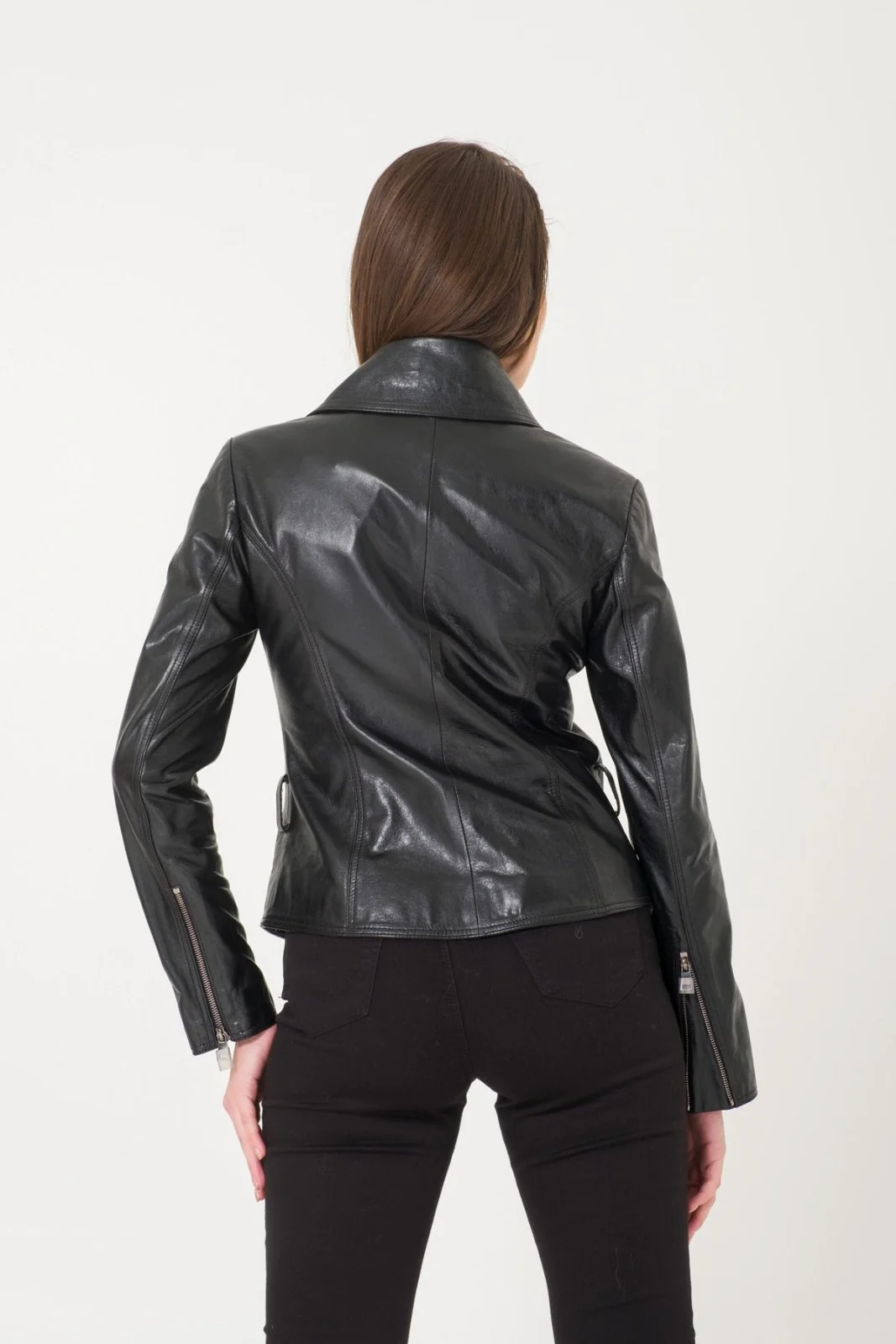 Black Leather Jacket - Image 3