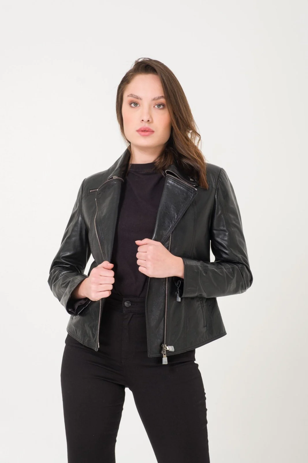 Black Leather Jacket - Image 4