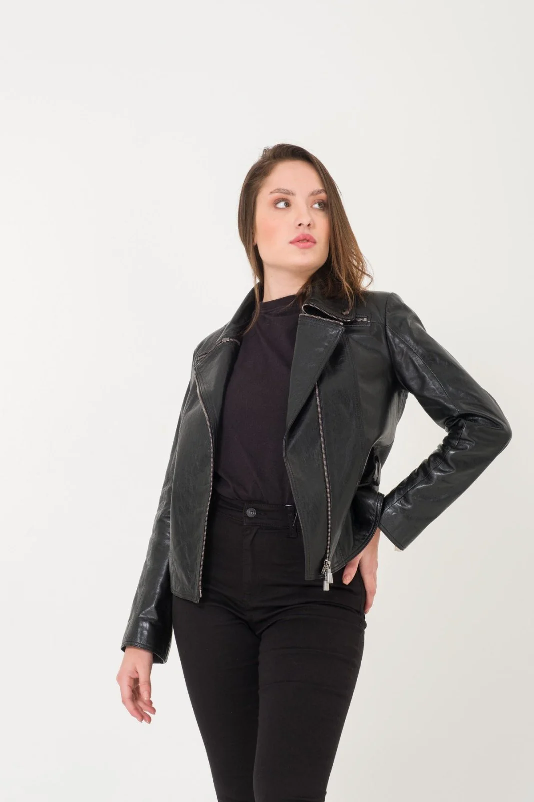 Black Leather Jacket - Image 6