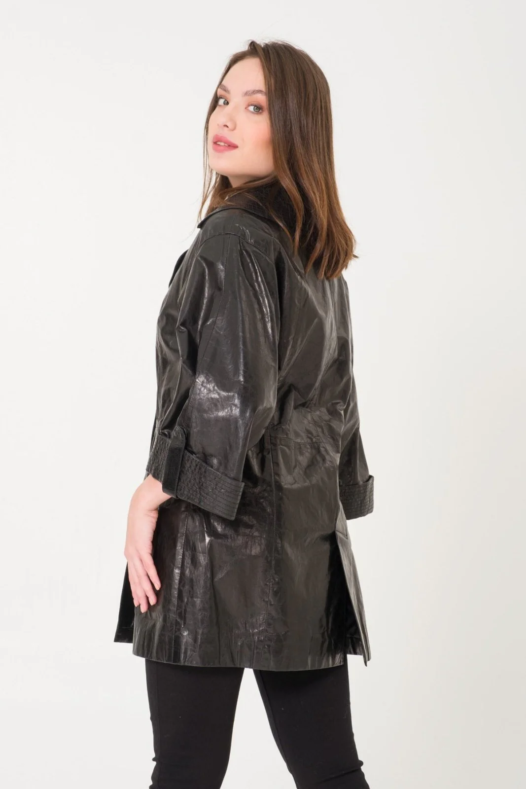 Black Leather Jacket - Image 3