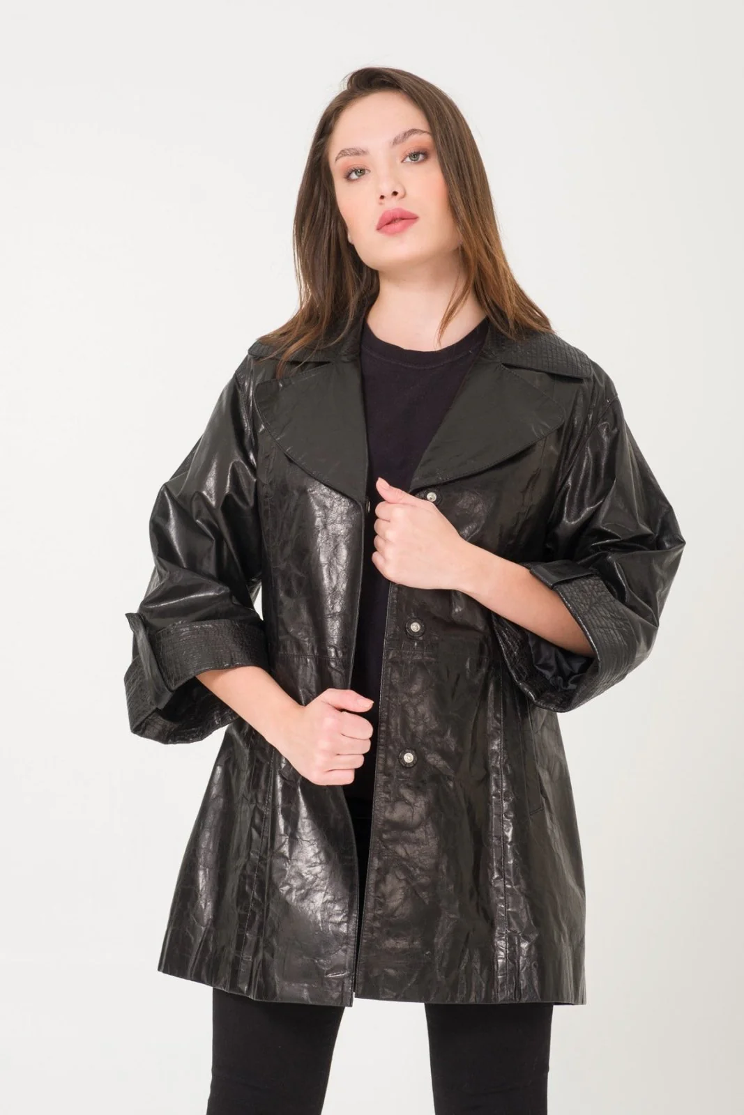 Black Leather Jacket - Image 5