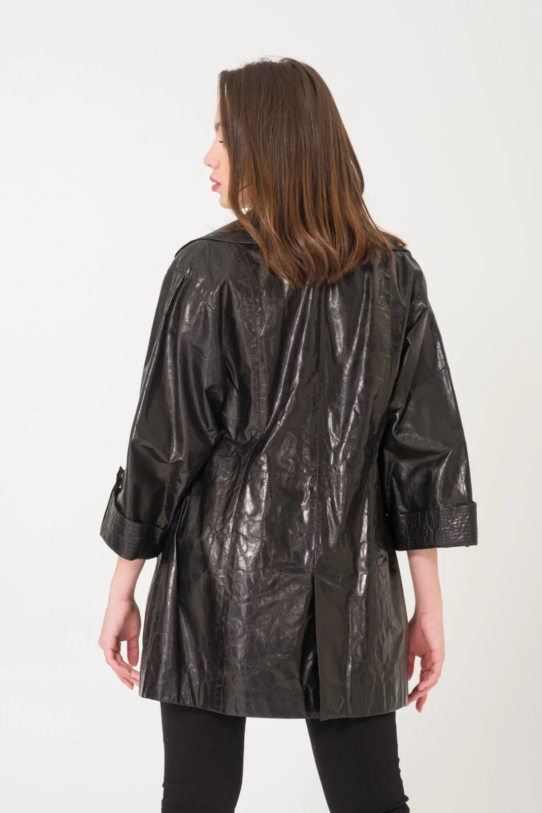 Black Leather Jacket - Image 7