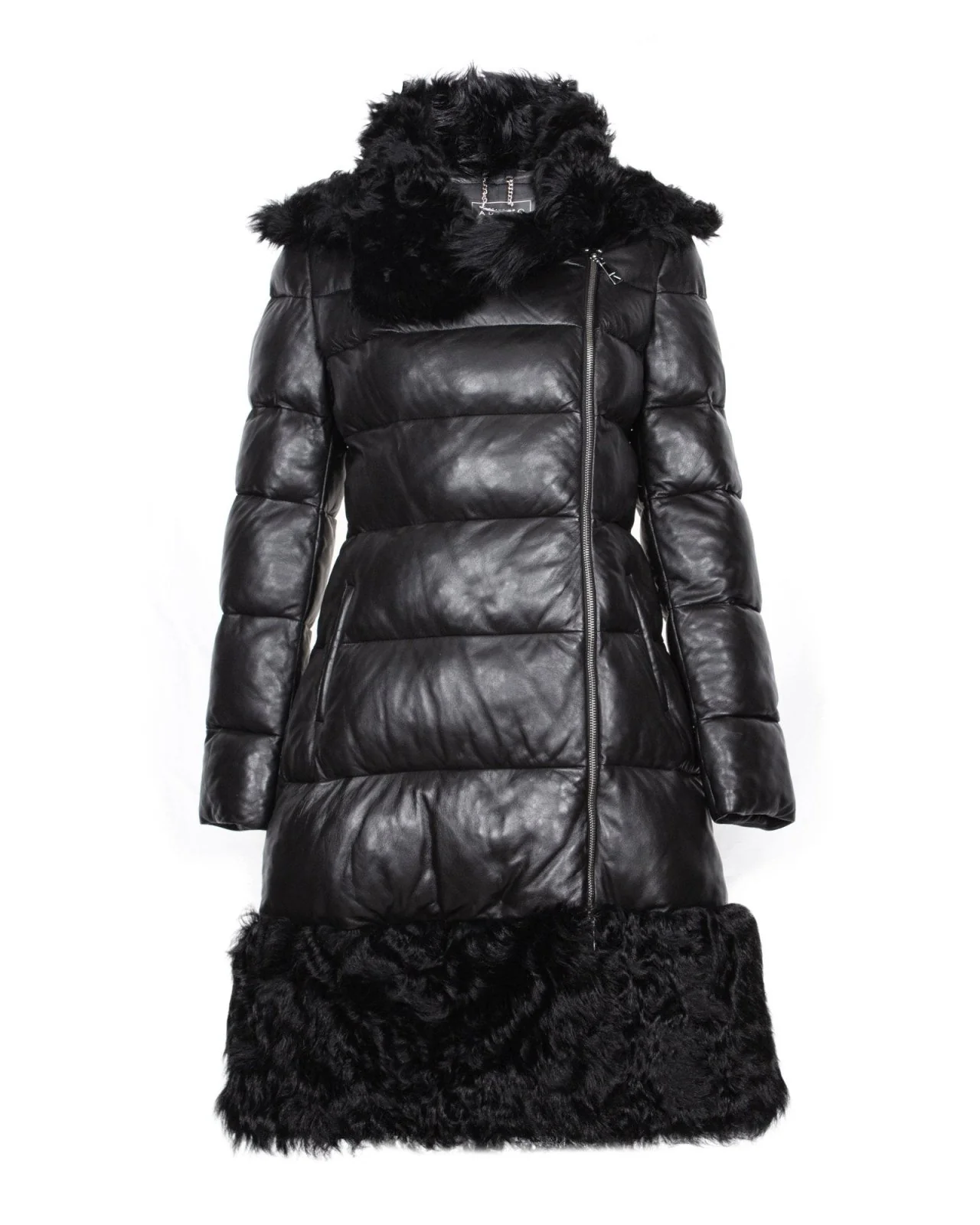 Black Long Leather Coat