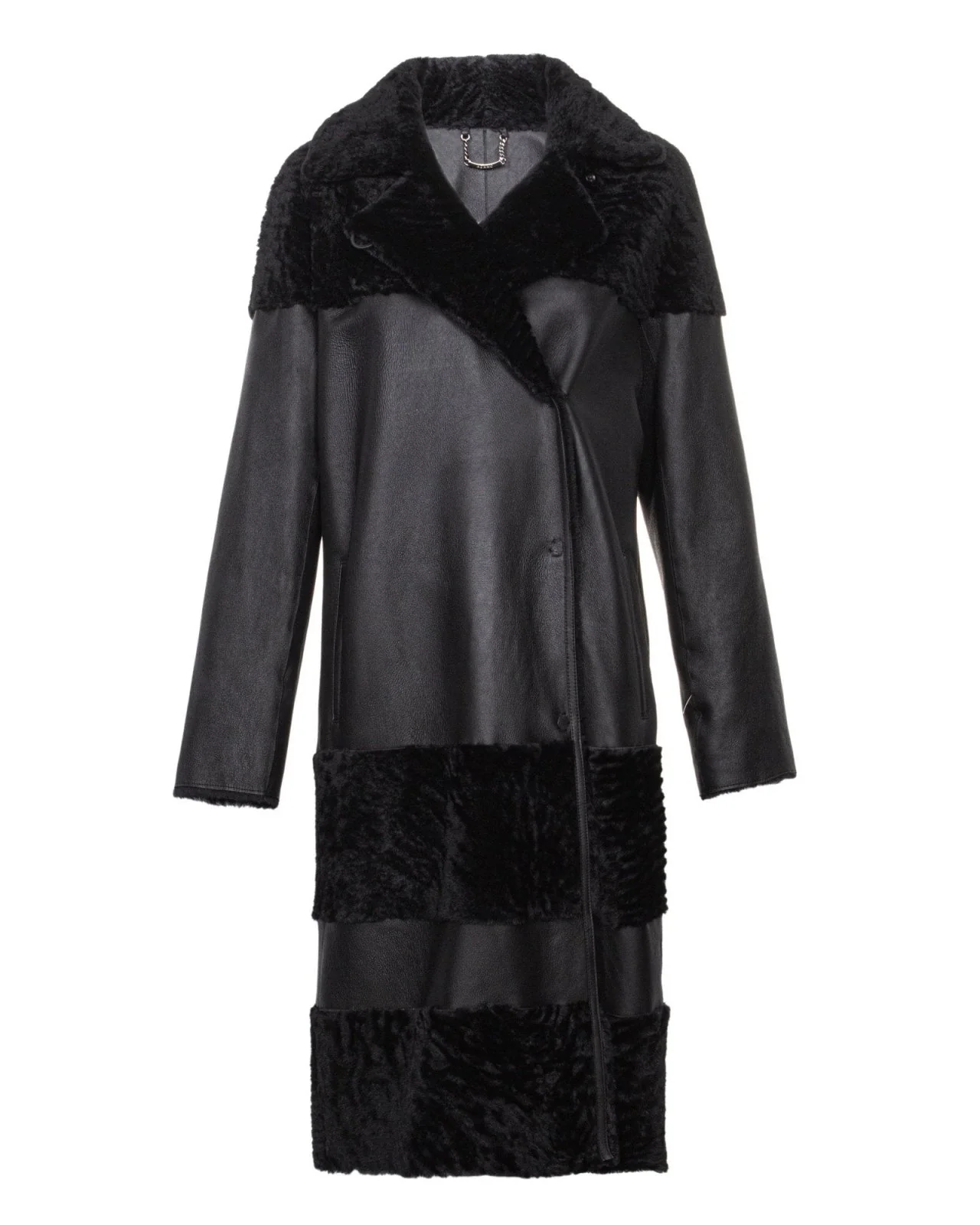 Black Long Leather Coat