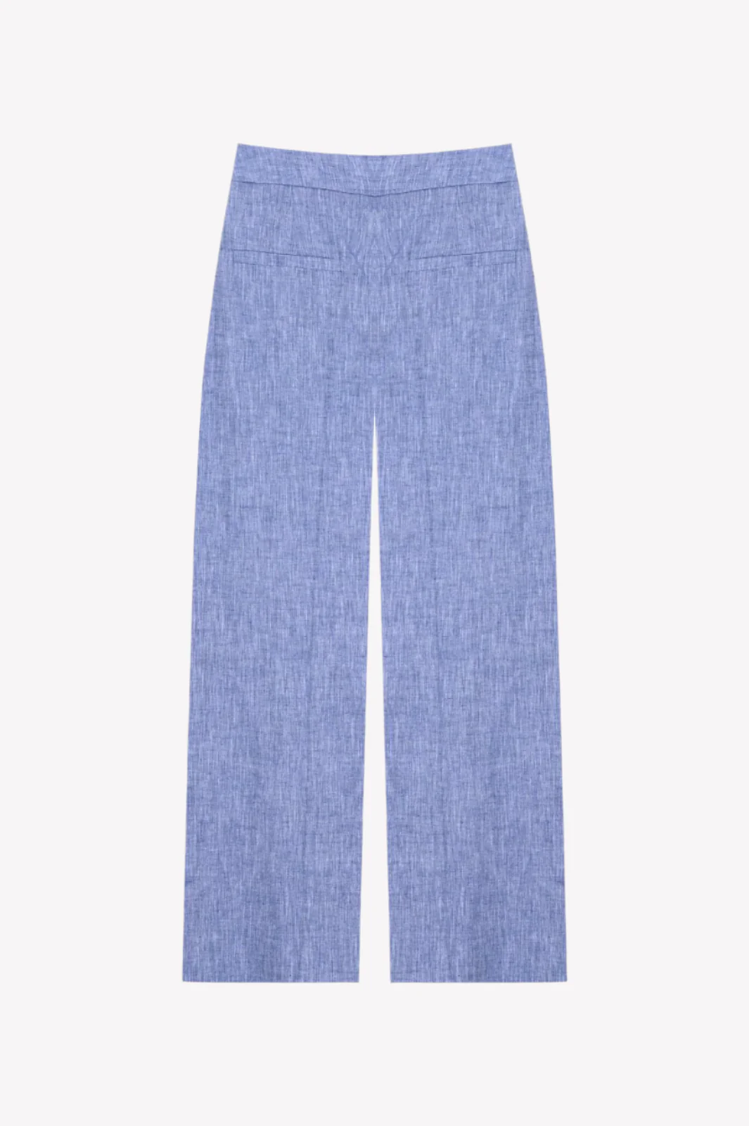 Blue Linen Trousers - Image 2