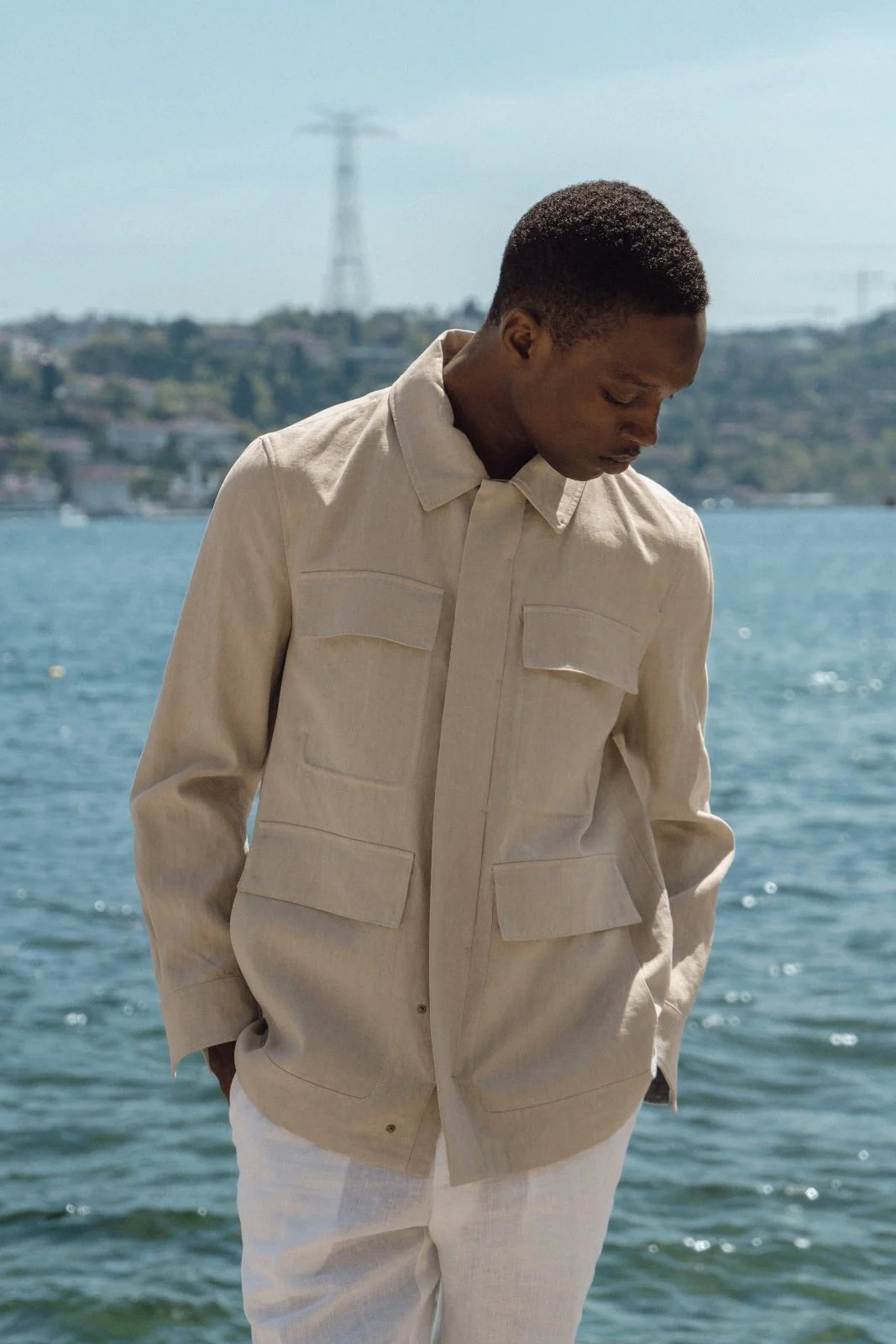 Bosphorus Linen Jacket - Image 3