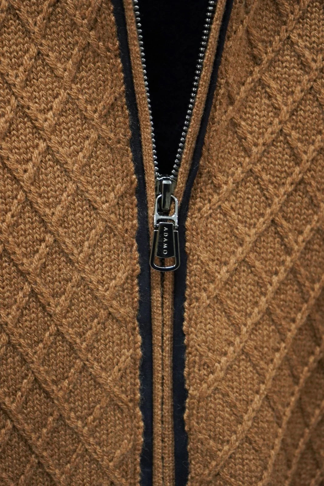 Tobacco Cashmere Knit Sweater - Image 4