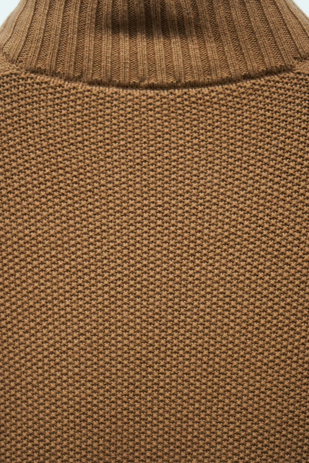 Tobacco Cashmere Knit Sweater - Image 6