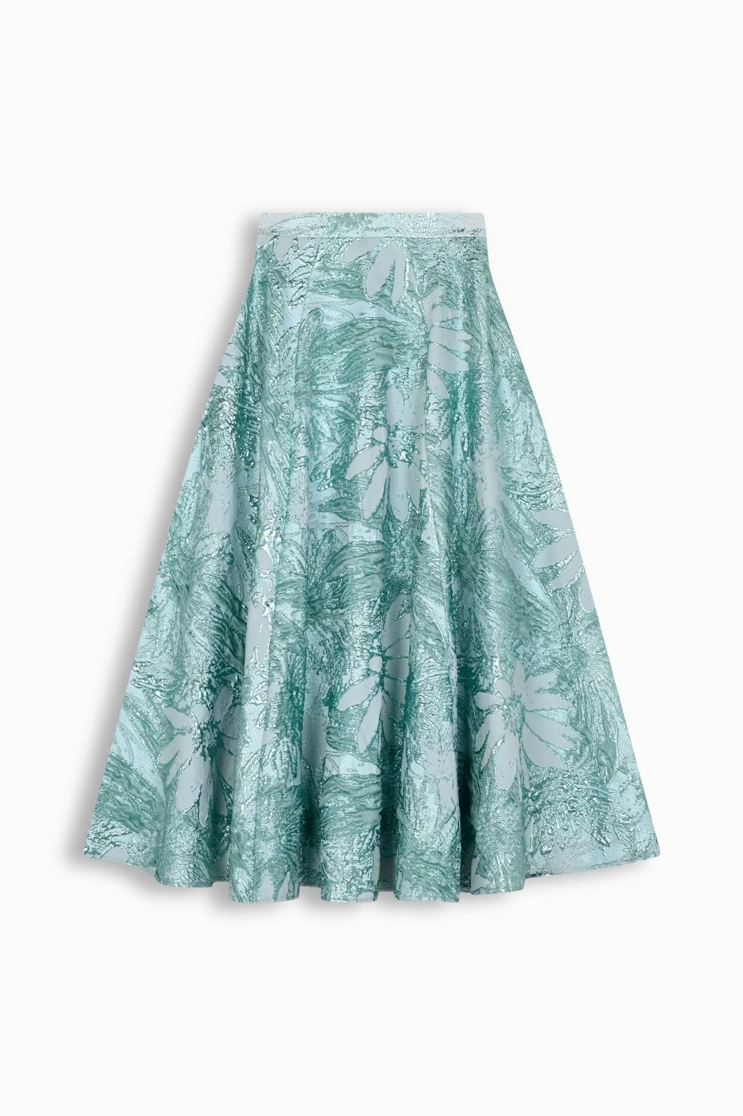 Brocade Tiered Midi Skirt - Image 4