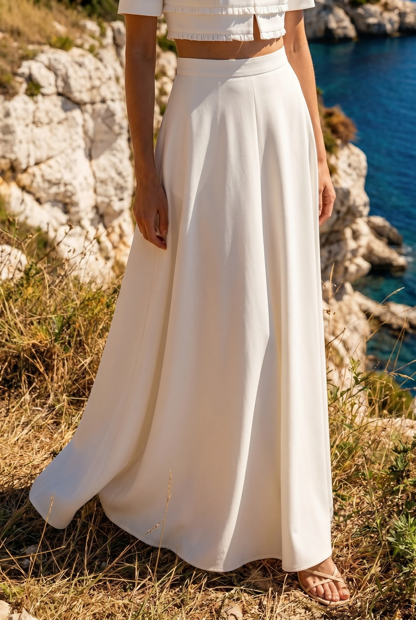 Celestine Fluid Maxi Skirt - Image 3