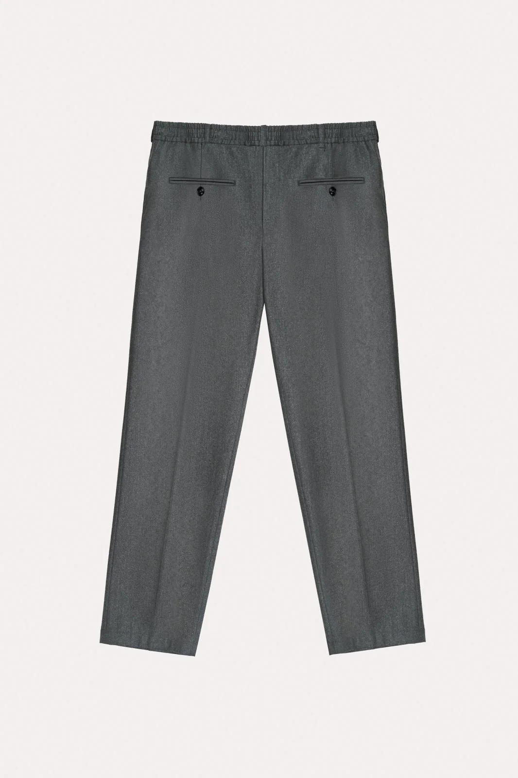 Charcoal Tailored Trousers - Image 3
