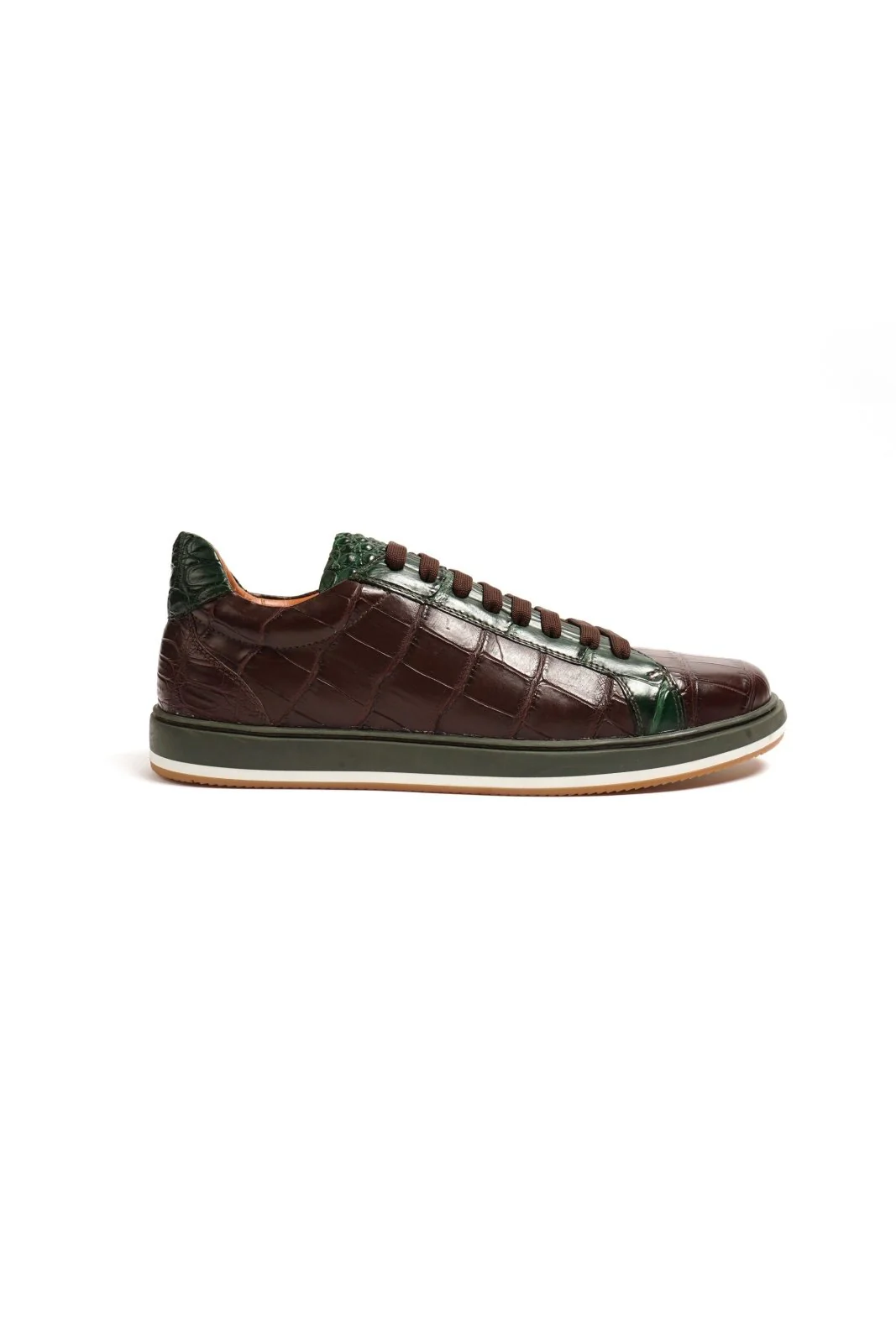 Crocodile Leather Sneakers - Image 2