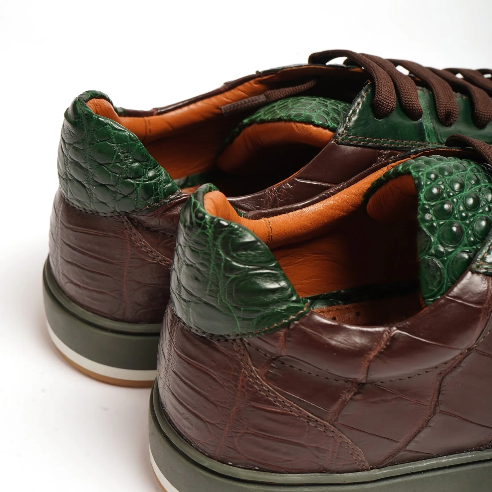 Crocodile Leather Sneakers - Image 3