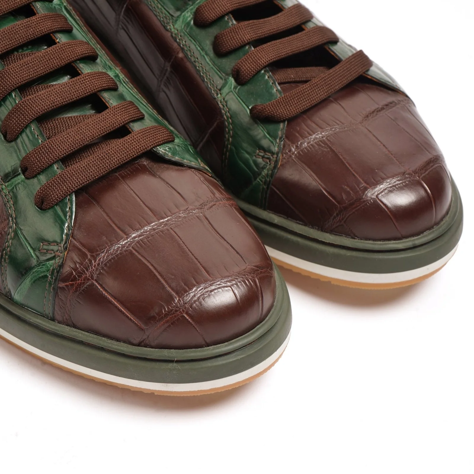 Crocodile Leather Sneakers - Image 7