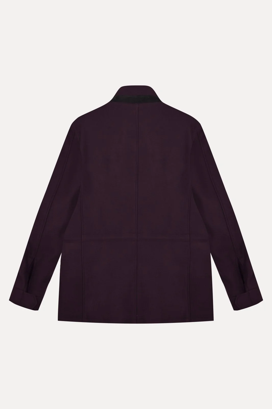 Deep Plum Wool Jacket - Image 2
