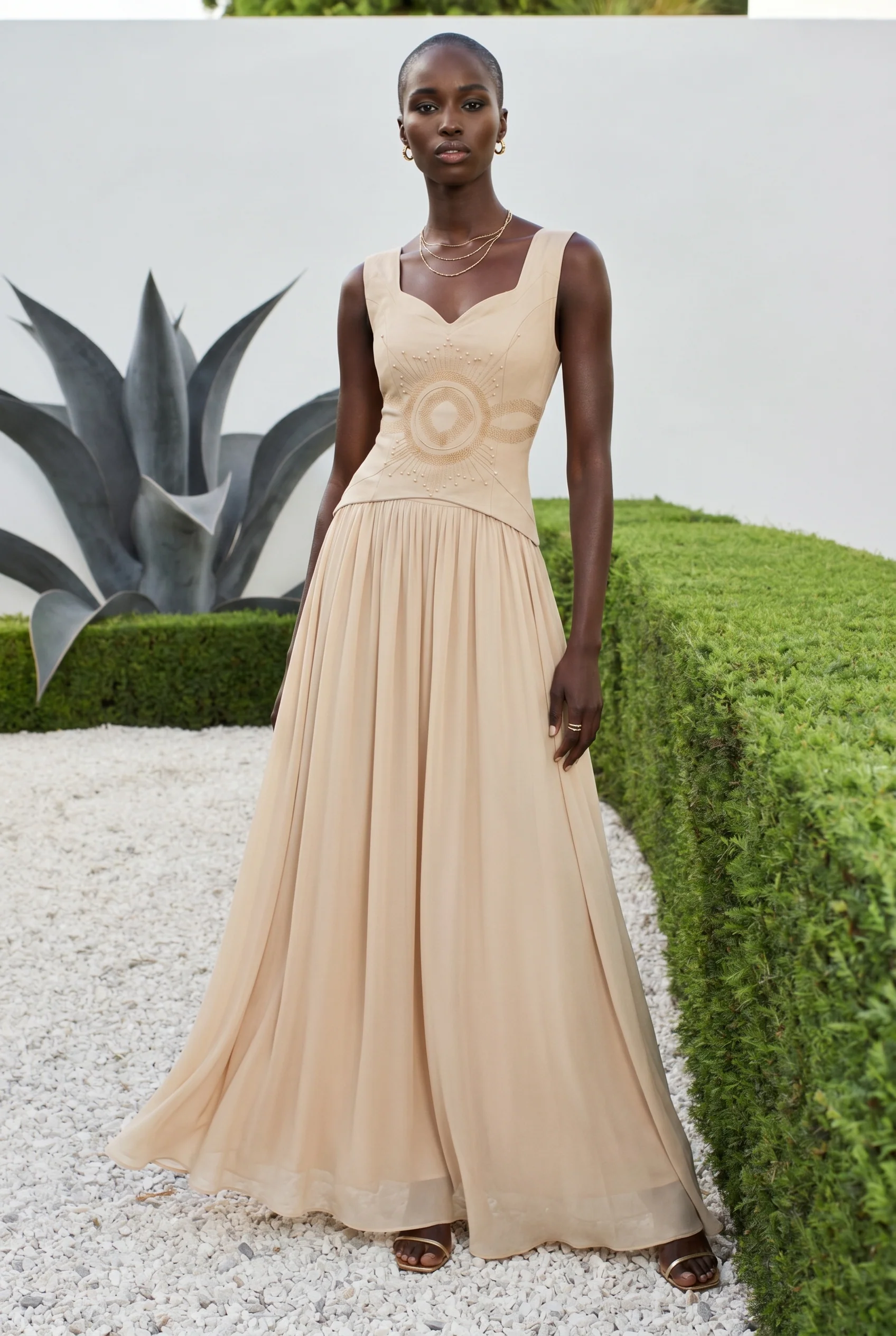 Elysée Lumière Chiffon Maxi Skirt - Image 3