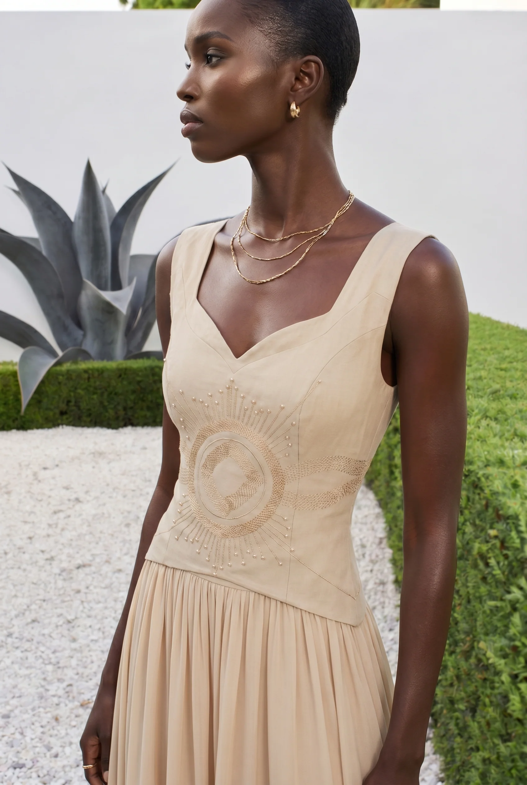 Elysée Lumière Linen Corset Top - Image 3