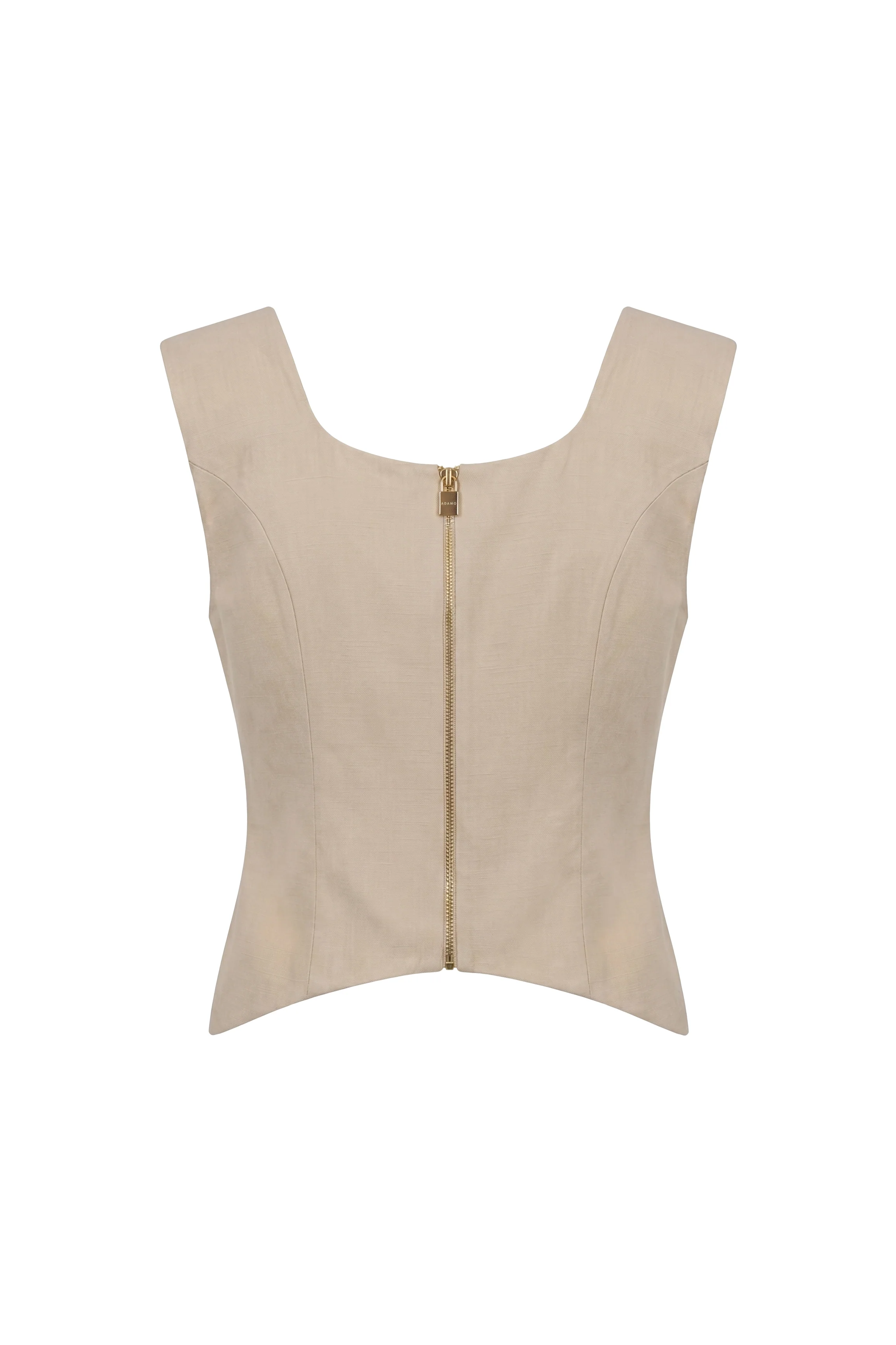 Elysée Lumière Linen Corset Top - Image 4