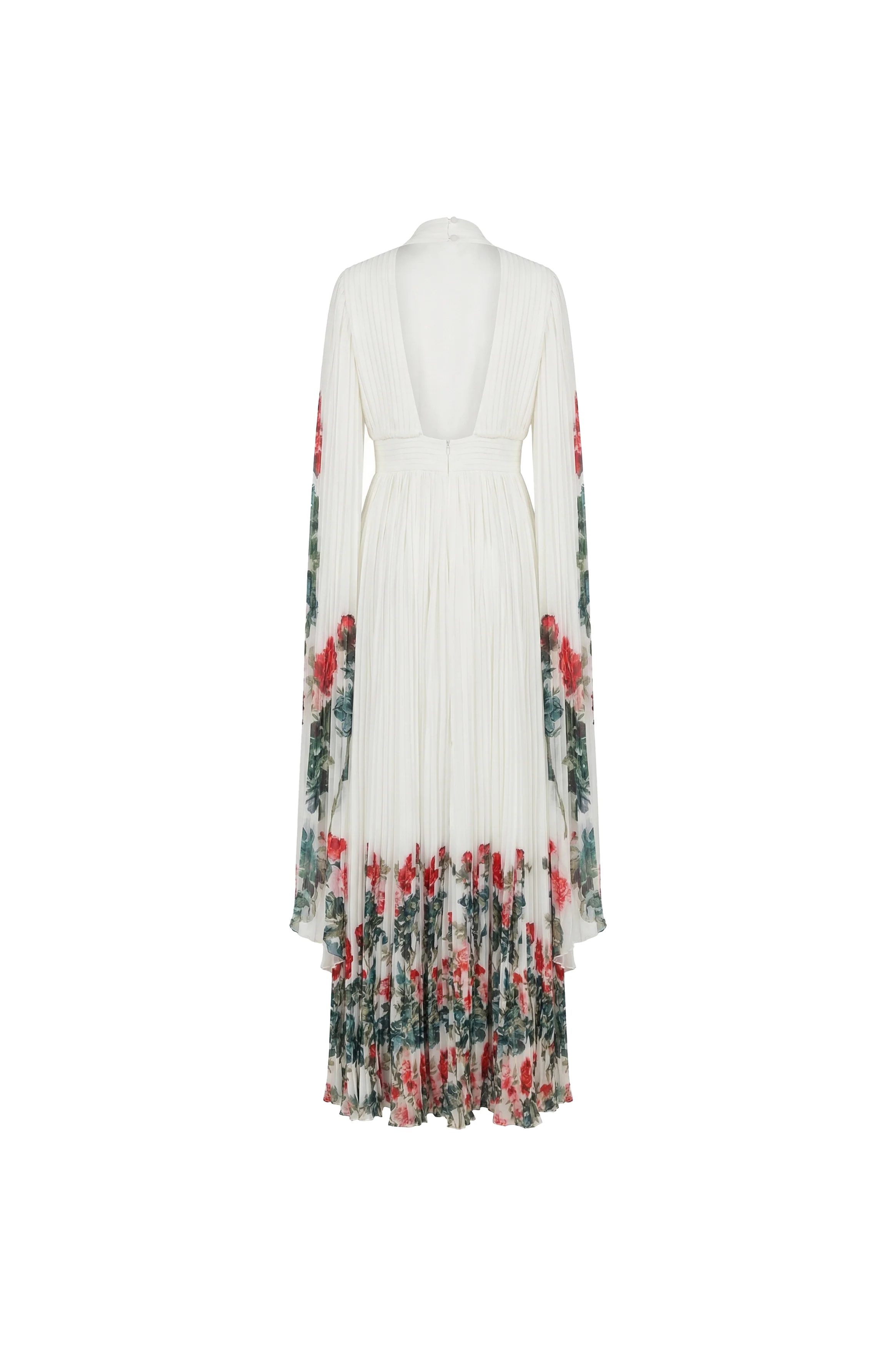 Rosalia Pleated Maxi Dress - Image 4
