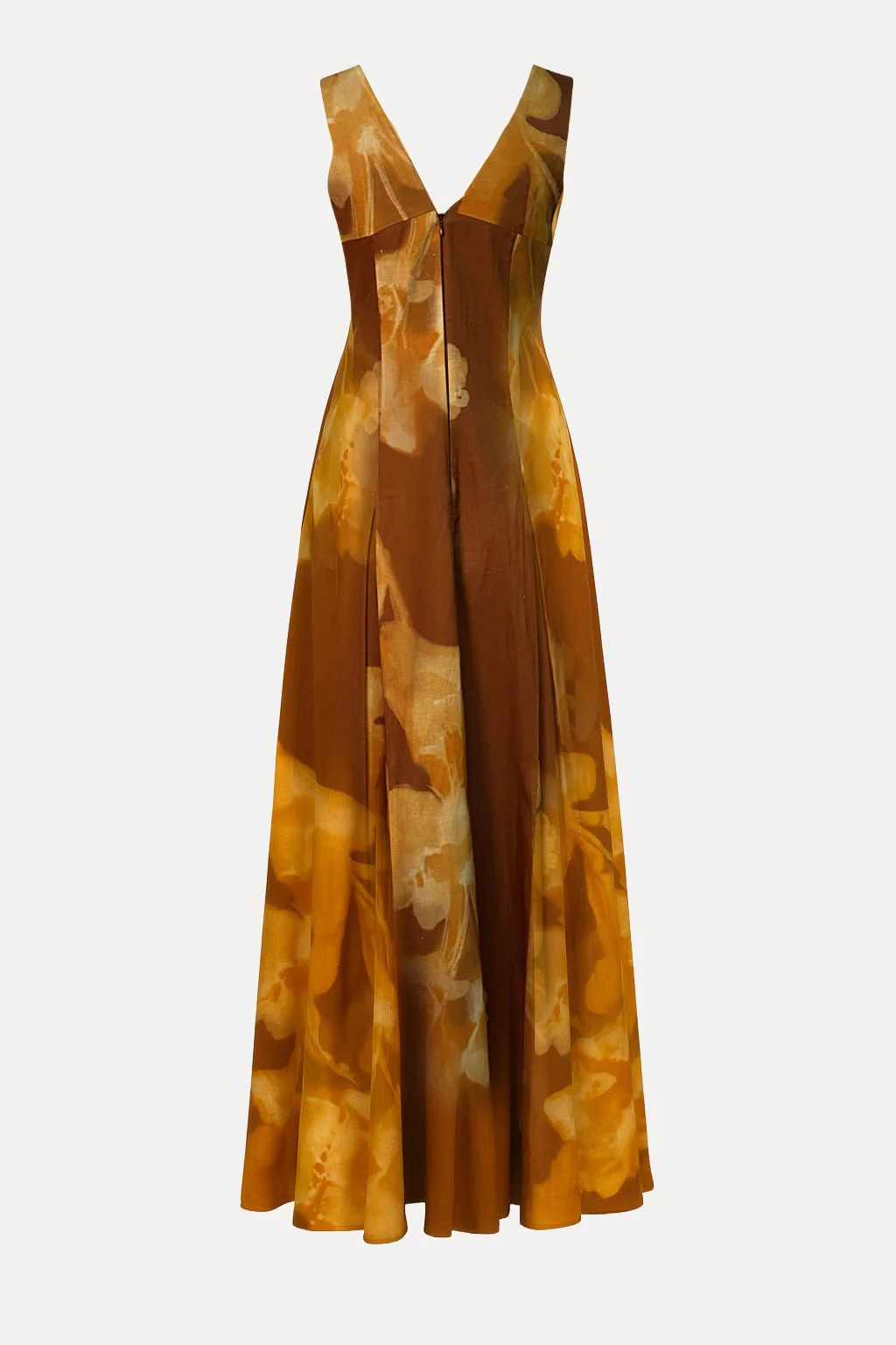 Golden Amber Linen Dress - Image 3