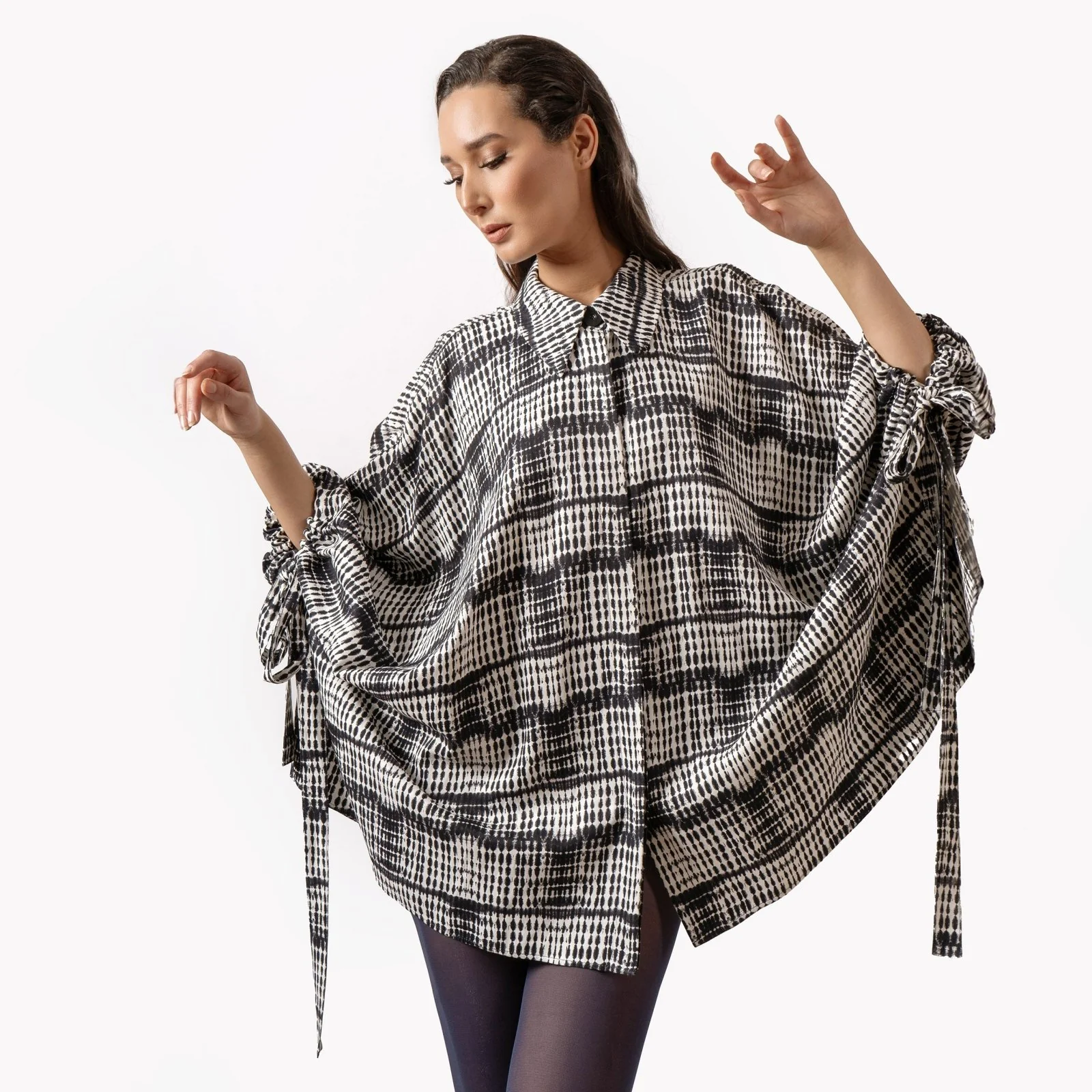 Graphite Gridline Shift Dress - Image 3