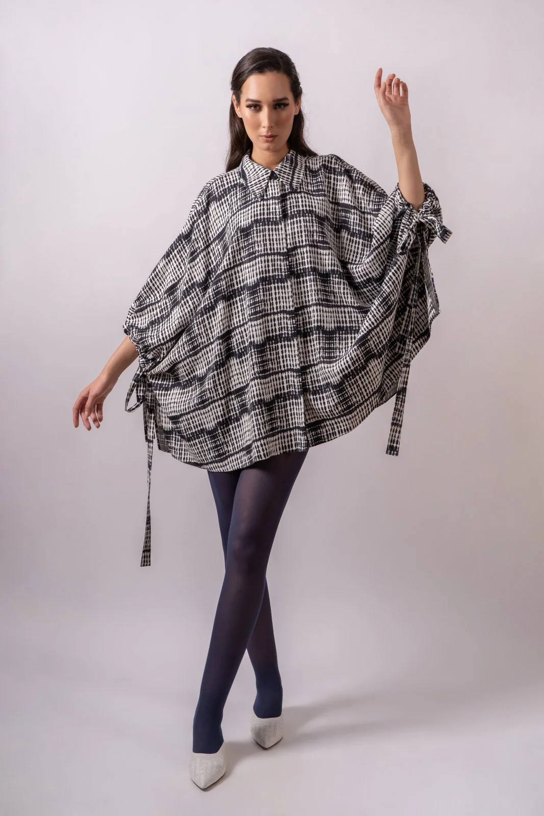 Graphite Gridline Shift Dress - Image 6