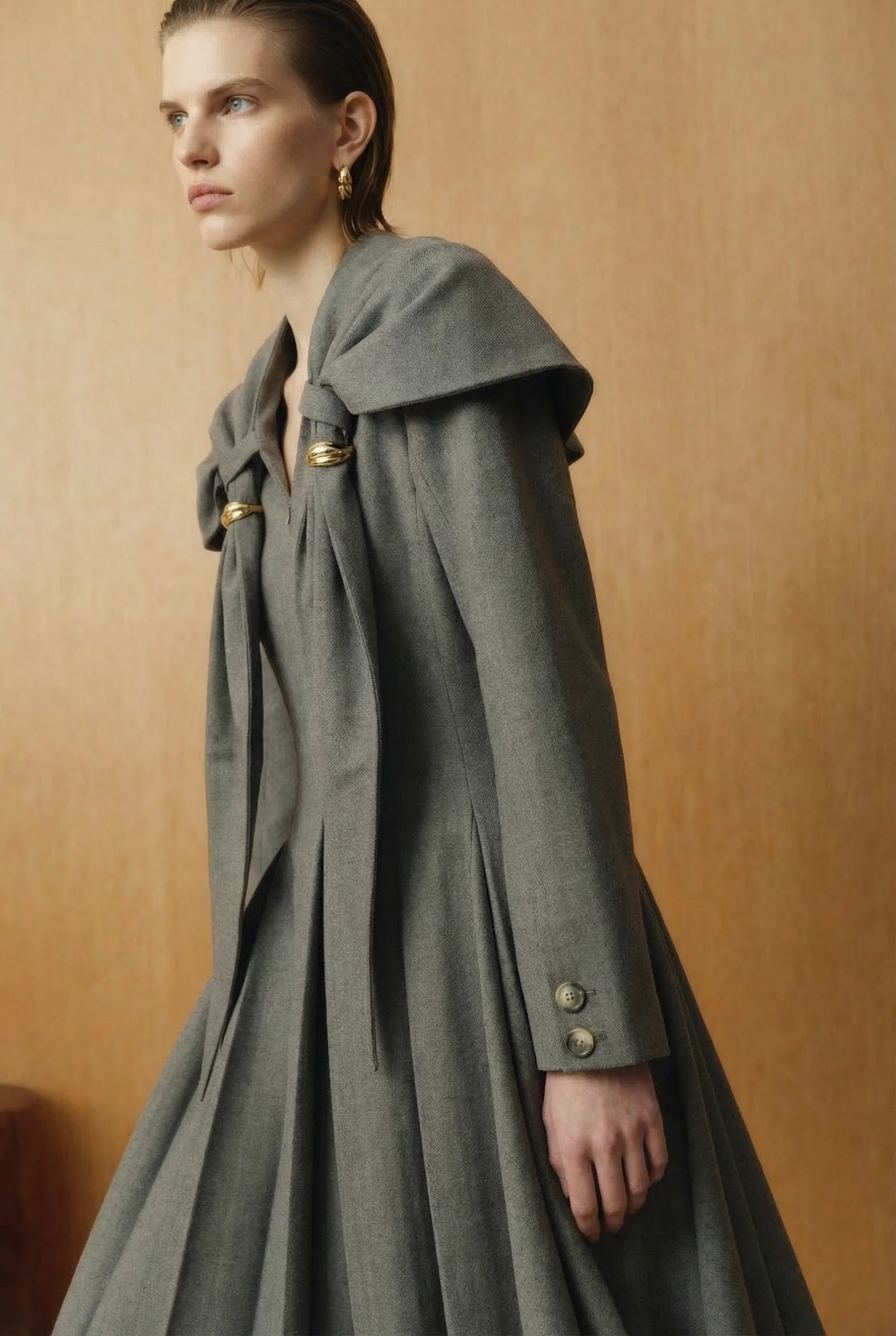 Grey Empress Tailored Dress - Image 5