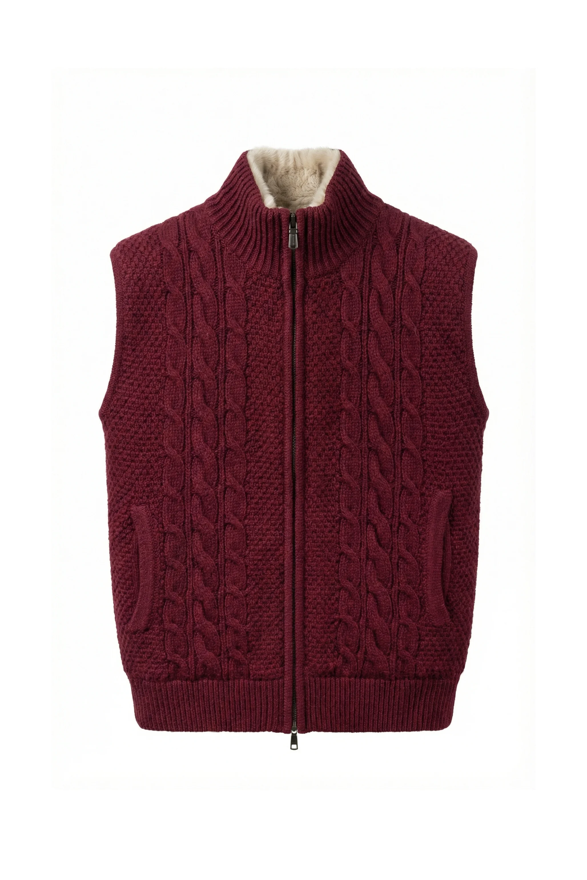 Heritage Knit Rex-Lined Vest - Image 5