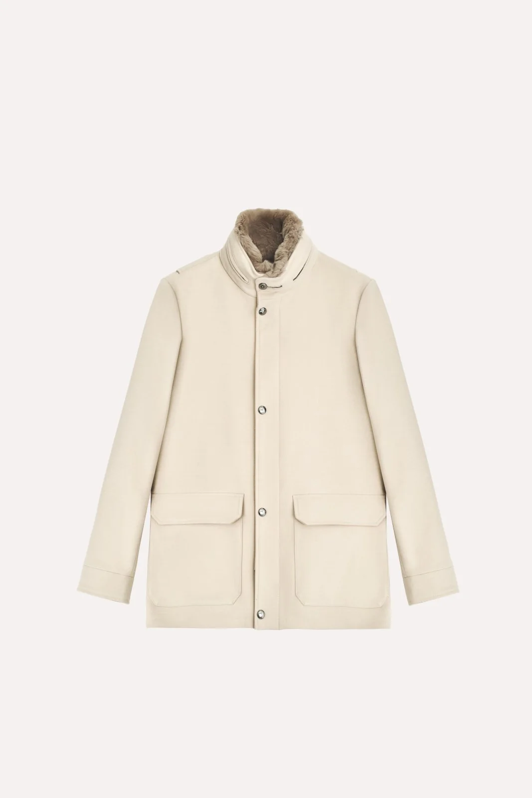 Imperial Polywool Stand-Collar Coat - Image 4
